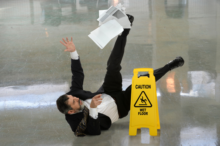Wipe your Feet!  The Hazards of Slips, Trips and Falls