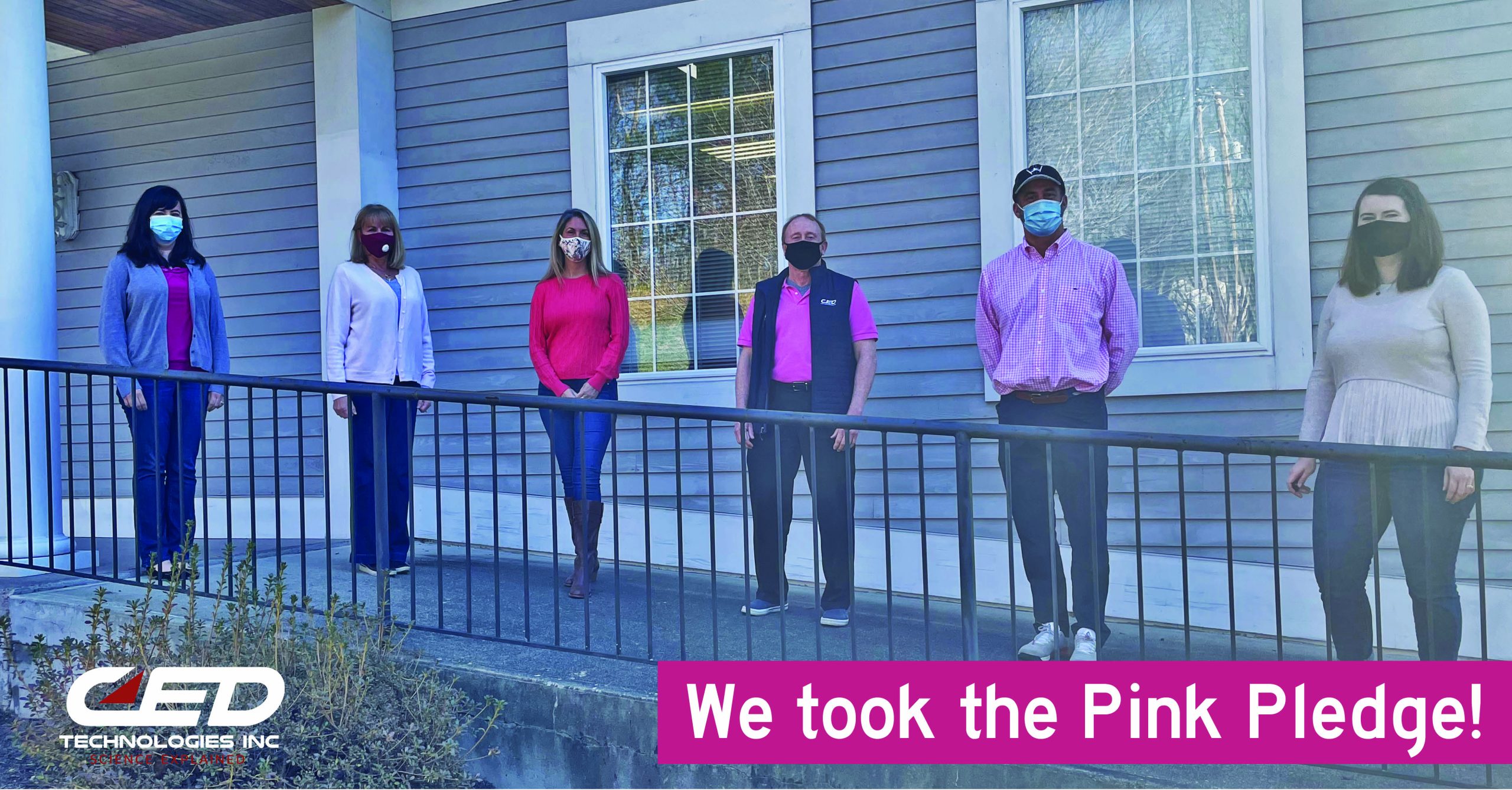 CED Team Takes the Pink Pledge